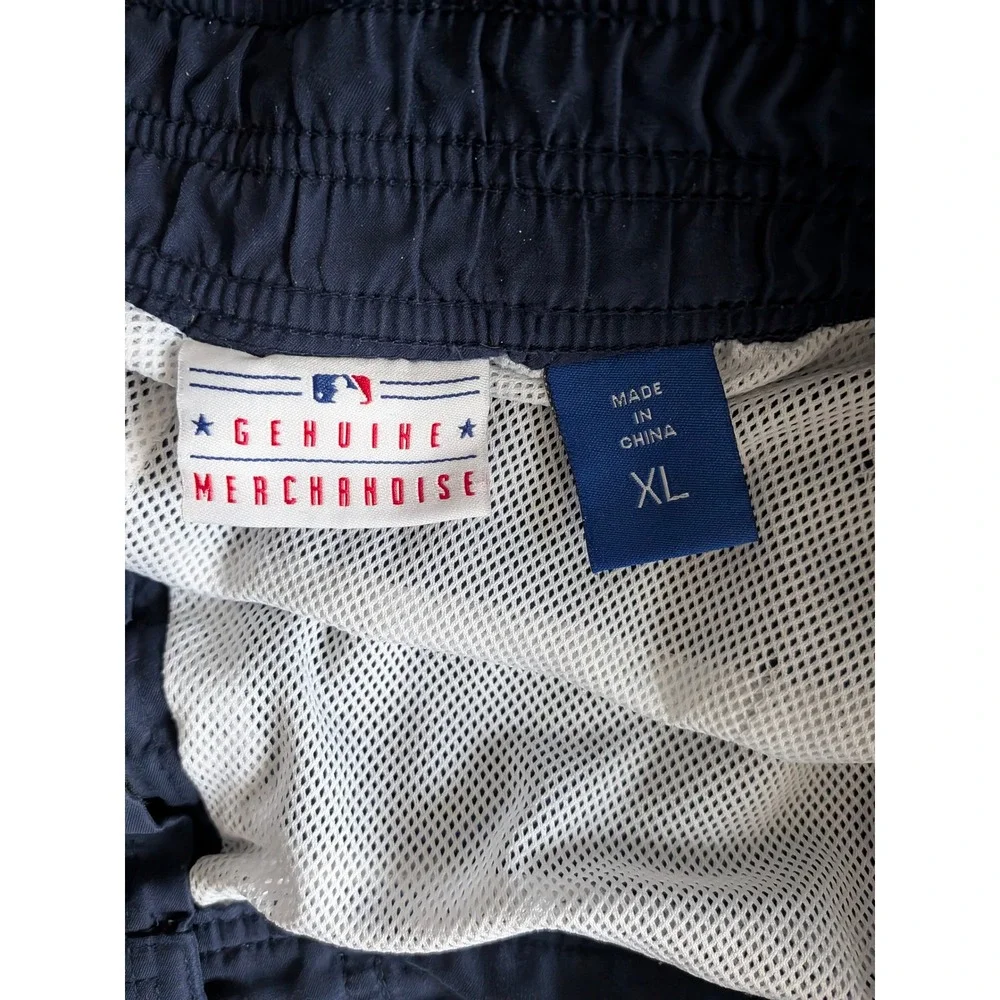 MLB Boston Red Sox Board Shorts Mens XL Navy Blue Floral Swim Trunks Cargo 2009